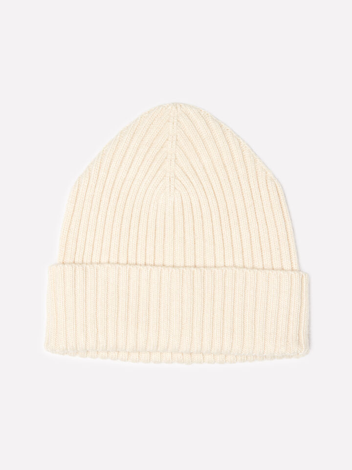 Berretto in maglia beige - cappelli da uomo - Bianco Panna | Sisley image number 1